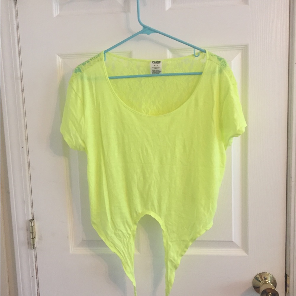 Pink neon yellow shirt